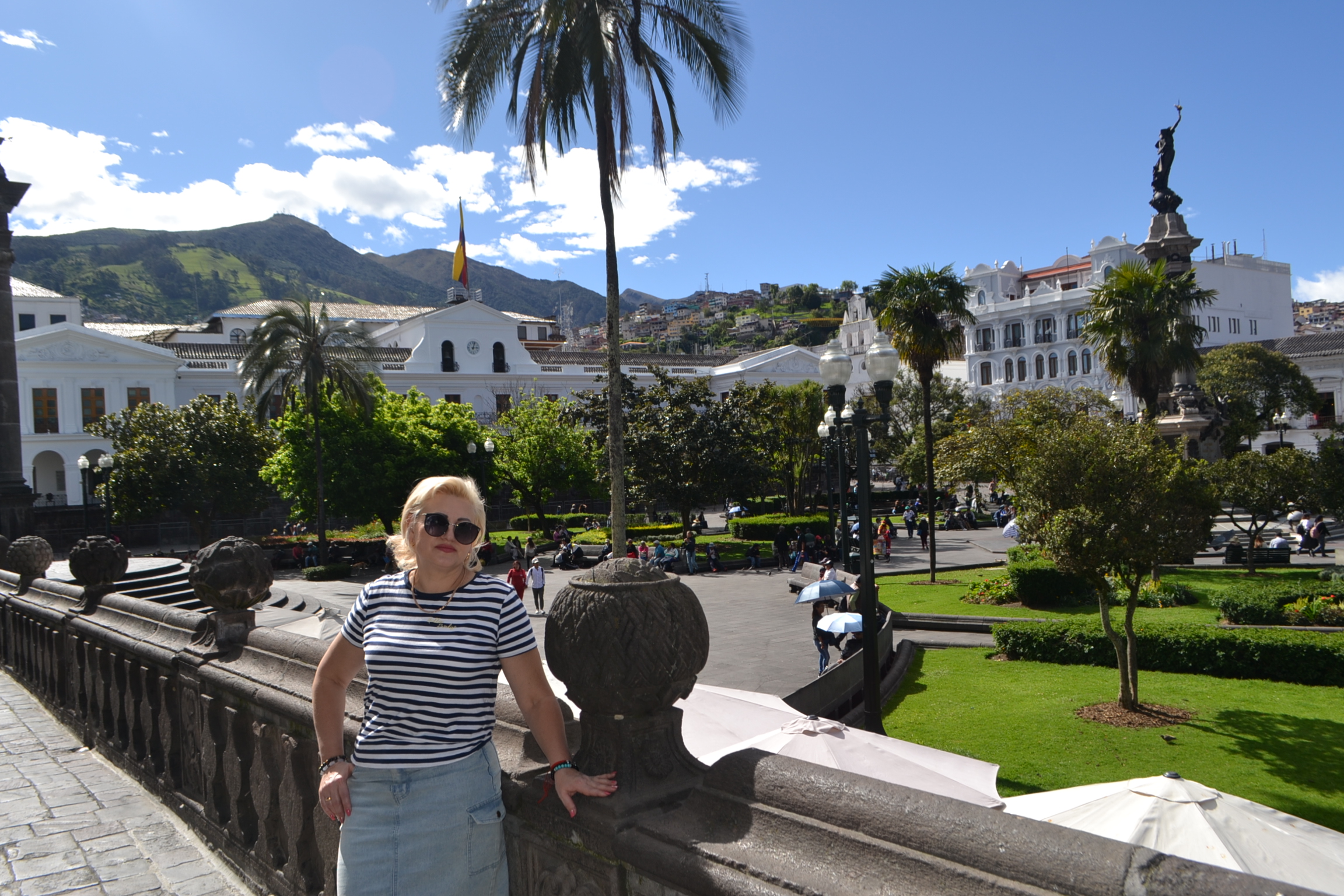 Plaza de la Independencia en el Centro Histórico de Quito