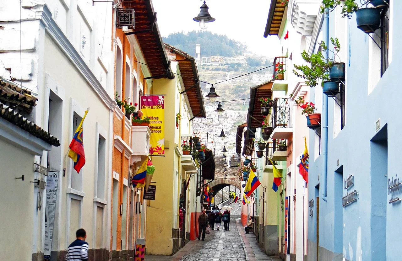 Calle La Ronda en el Centro Histórico de Quito